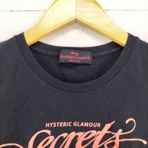 ヒステリックグラマー HYSTERIC GLAMOUR フロントプリントクルーネックTシャツ Y2K レディース FREE