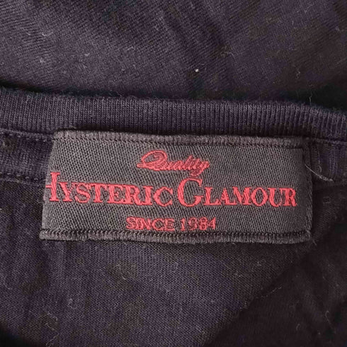 ヒステリックグラマー HYSTERIC GLAMOUR フロントプリントクルーネックTシャツ Y2K レディース FREE