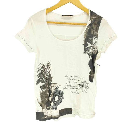 ディーゼル DIESEL ボートネックTシャツ Y2K レディース JPN:S