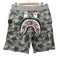 アベイシングエイプ A BATHING APE HONEYCOMB CAMO SHARK SWEAT SHORTS メンズ JPN:XL