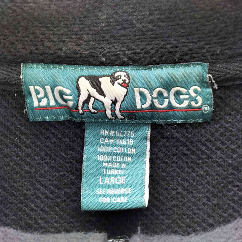 ビッグドックス BIG DOGS ハーフジップ フリースプルオーバー メンズ JPN:L