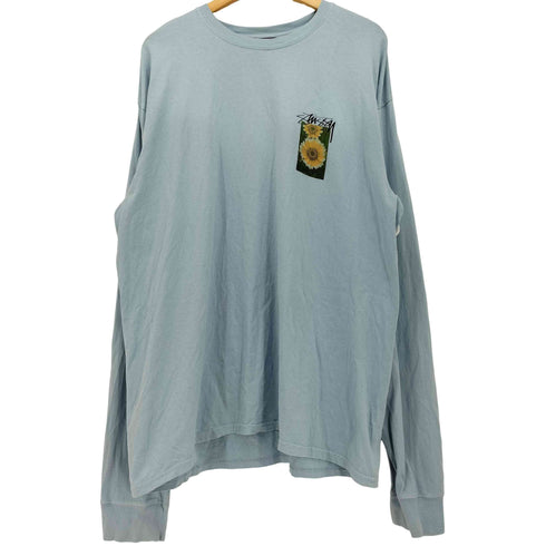 ステューシー Stussy STUSSY FLOWER GRID PIGMENT DYED L/S TEE メンズ import:XL