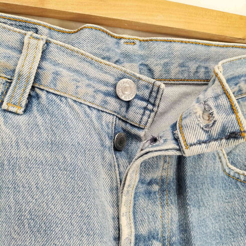 リーバイス Levis USA製 ボタン裏532 501XX 90s ボタンフライダメージデニムパンツ メンズ 34/32