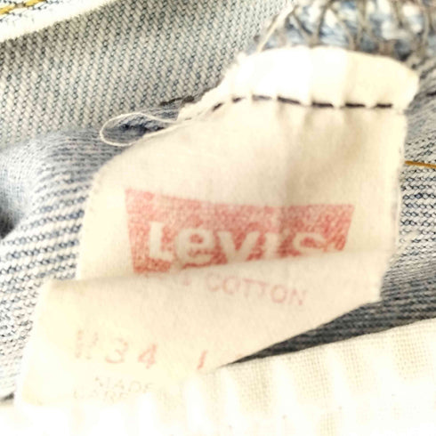 リーバイス Levis USA製 ボタン裏532 501XX 90s ボタンフライダメージデニムパンツ メンズ 34/32