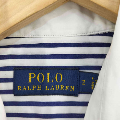ポロラルフローレン POLO RALPH LAUREN ベルテッド ストライプド コットン シャツドレス レディース 2