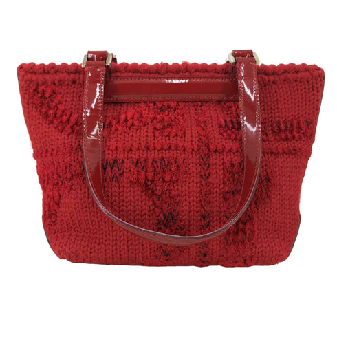 サルヴァトーレフェラガモ Salvatore Ferragamo エナメル切り替えミニハンドバッグ レディース