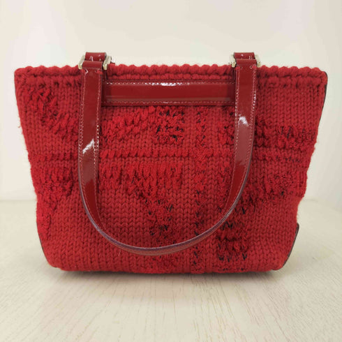 サルヴァトーレフェラガモ Salvatore Ferragamo エナメル切り替えミニハンドバッグ レディース