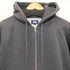 ステューシー Stussy 90S サーマルライナー ジップアップ ロゴパーカー メンズ import:L