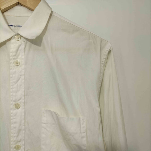 コムデギャルソンシャツ COMME des GARCONS SHIRT 2017SS ベルトデザイン L/S コットンシャツ メンズ JPN:XS
