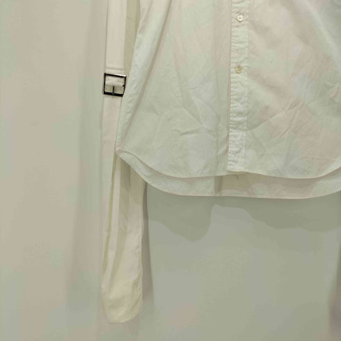 コムデギャルソンシャツ COMME des GARCONS SHIRT 2017SS ベルトデザイン L/S コットンシャツ メンズ JPN:XS