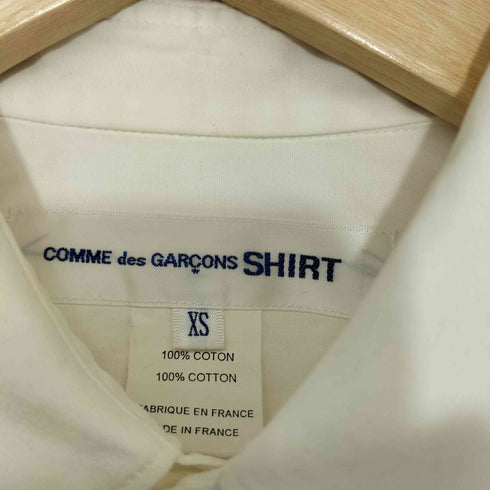 コムデギャルソンシャツ COMME des GARCONS SHIRT 2017SS ベルトデザイン L/S コットンシャツ メンズ JPN:XS