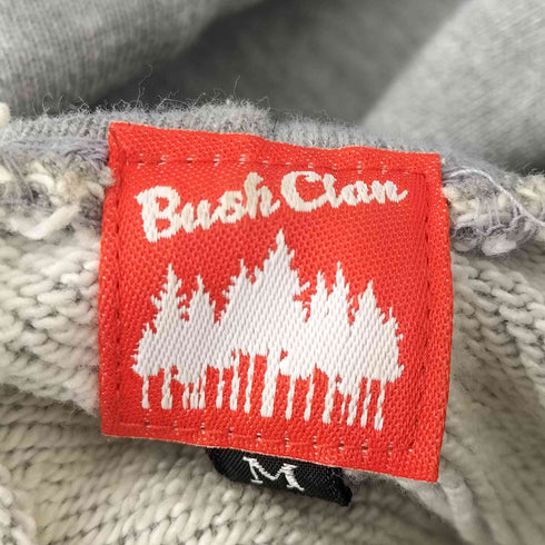 BUSH CLAN ベアプリントプルオーバーパーカー メンズ JPN:M