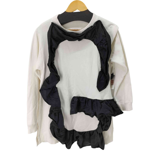 エムエムシックスメゾンマルジェラ MM6 Maison Margiela フリルデザインロングスウェット レディース import:XS