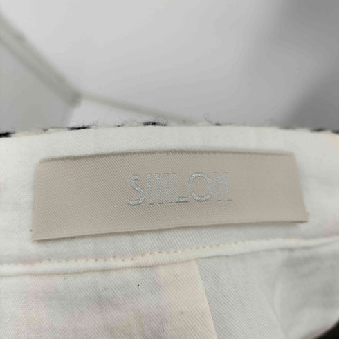 シーロン SIIILON フロントチェックフリル 千鳥格子ミニスカート レディース JPN:M