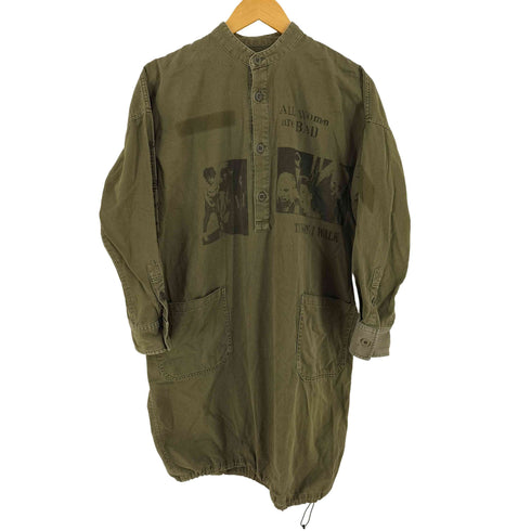 ヒステリックグラマー HYSTERIC GLAMOUR 両面プリント バンドカラー ワンピース レディース FREE