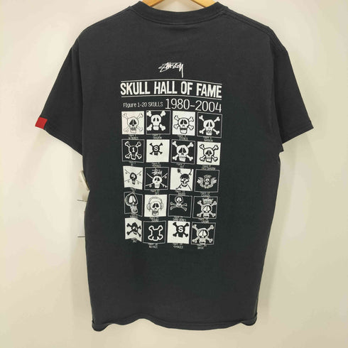 ステューシー Stussy 00S SKULL HALL OF FAME 80-04 SKULL FOREVER S/S TEE スカル プリント Tシャツ メンズ import:M