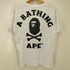 アベイシングエイプ A BATHING APE BAPE PIRATE STORE カレッジプリント S/S Tシャツ メンズ JPN:M