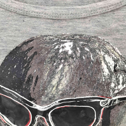 ヴィヴィアンウエストウッドマン Vivienne Westwood MAN TOO FAST TO LIVE スカル プリント S/S カットソー メンズ EUR:46