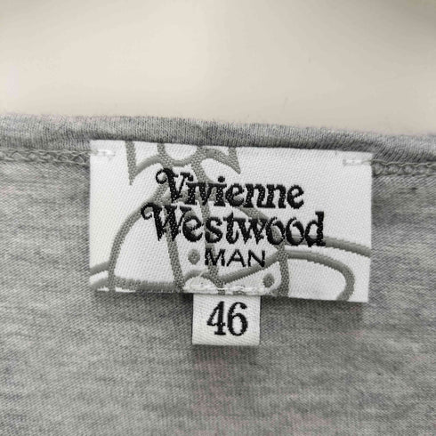 ヴィヴィアンウエストウッドマン Vivienne Westwood MAN TOO FAST TO LIVE スカル プリント S/S カットソー メンズ EUR:46