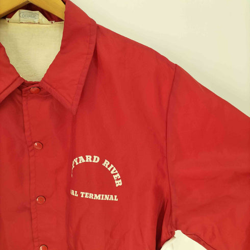 HIPYARD RIVER COAL TERMINAL 裾ドローコード スナップボタン コーチ ジャケット メンズ JPN:L