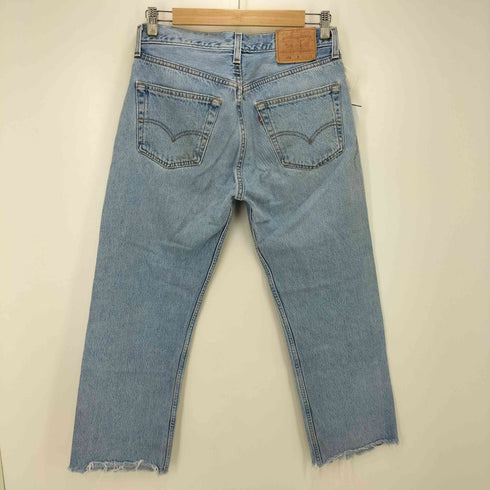 リーバイス Levis 90S USA製 501 ボタン裏522刻印 カットオフ ボタンフライ デニム パンツ 脇割 メンズ W32 L34