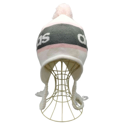 アディダス adidas ロゴ ポンポン 三つ編み ニット キャップ レディース FREE
