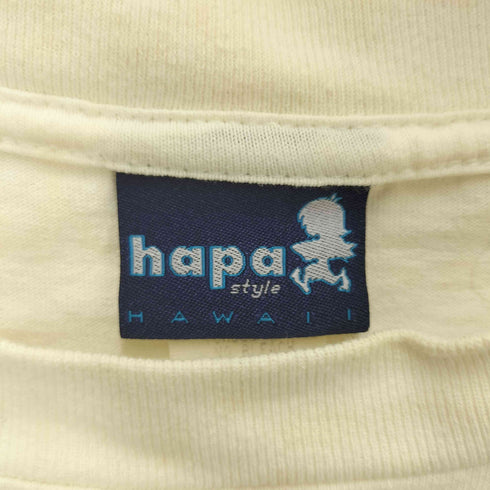 HAPA HAAII ハワイアン ロゴ プリント S/S Tシャツ メンズ import:S