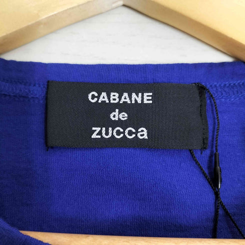 カバンドズッカ CABANE de ZUCCa 製品染め 再構築 ポケット クルーネック Tシャツ メンズ JPN:M