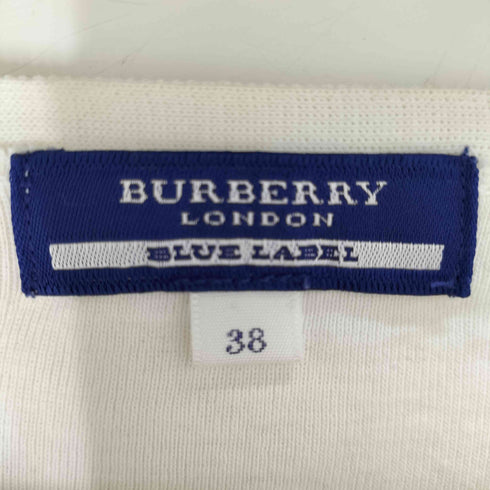 バーバリーブルーレーベル BURBERRY BLUE LABEL 刺繍ロゴ カーディガン レディース 38