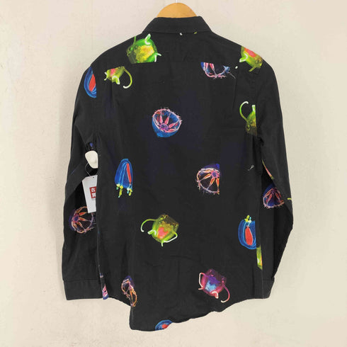 ポールスミス Paul Smith Deep Sea クラゲ柄 レギュラーカラーシャツ メンズ import:S