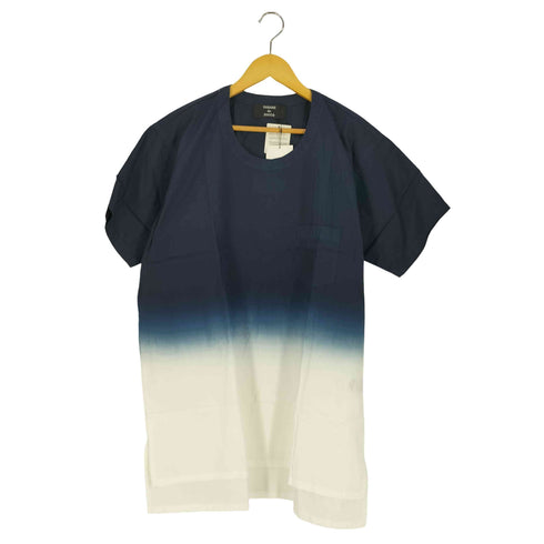 カバンドズッカ CABANE de ZUCCa 製品染め グラデーション ポケット コットン Tシャツ メンズ JPN:M
