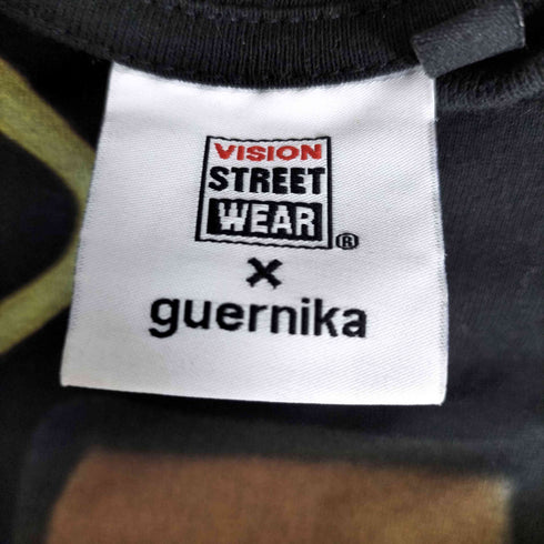 ヴィジョンストリートウェア VISION STREET WEAR コラボ ANONYMOUSE スプレー プリント Tシャツ メンズ import:M