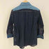 ブルーレーベルクレストブリッジ BLUE LABEL CRESTBRIDGE ドッキングメッシュデニムシャツ レディース 38