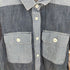 ブルーレーベルクレストブリッジ BLUE LABEL CRESTBRIDGE ドッキングメッシュデニムシャツ レディース 38