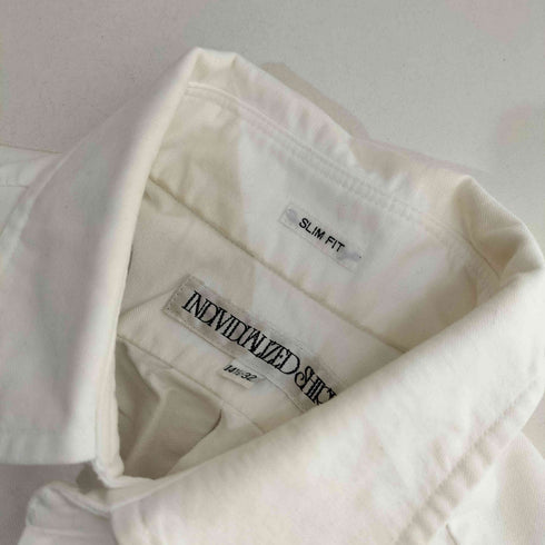 インディヴィジュアライズドシャツ individualized shirts SLIM FIT オックスフォードボタンシャツ メンズ 14 1/2-32