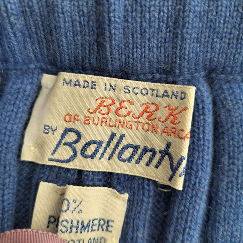 バランタイン BALLANTYNE 100%ピュアカシミア スカート スコットランド製 レディース