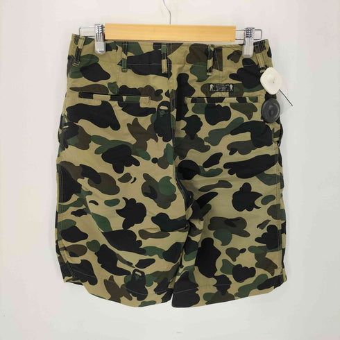 アベイシングエイプ A BATHING APE 1STカモ ナイロンショートパンツ レディース