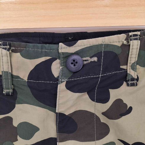 アベイシングエイプ A BATHING APE 1STカモ ナイロンショートパンツ レディース