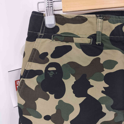 アベイシングエイプ A BATHING APE 1STカモ ナイロンショートパンツ レディース