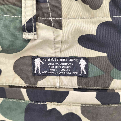 アベイシングエイプ A BATHING APE 1STカモ ナイロンショートパンツ レディース