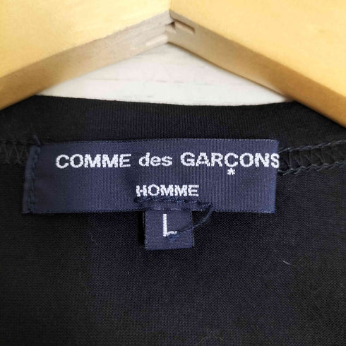 コムデギャルソンオム COMME des GARCONS HOMME パッチワーク サイドスリット クルーネックTシャツ メンズ JPN:L
