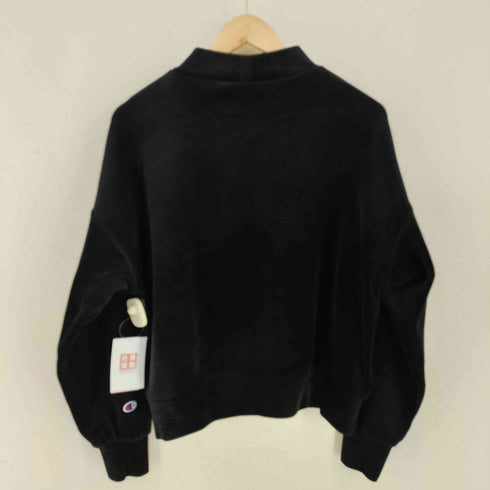 チャンピオン Champion CREWNECK SWEATSHIRT ベロアスウェットトレーナー レディース L