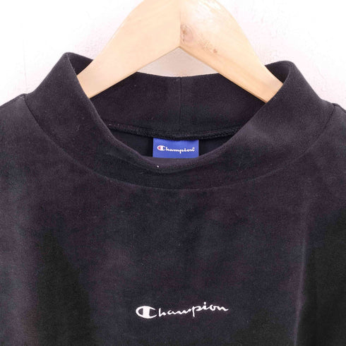 チャンピオン Champion CREWNECK SWEATSHIRT ベロアスウェットトレーナー レディース L