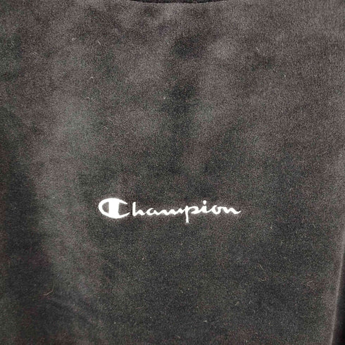 チャンピオン Champion CREWNECK SWEATSHIRT ベロアスウェットトレーナー レディース L