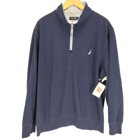ノーティカ NAUTICA ロゴ刺繍ハーフジップポロシャツ メンズ JPN:XXL