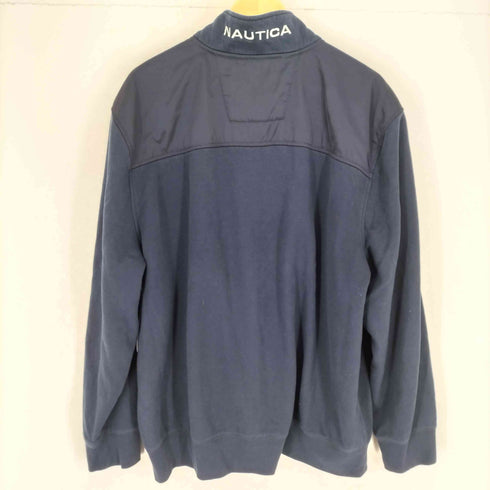 ノーティカ NAUTICA ロゴ刺繍ハーフジップポロシャツ メンズ JPN:XXL