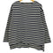アップスケープオーディエンス Upscape Audience 10オンス バスク天竺 ボーダー ボートネック BOX Tee メンズ JPN:L