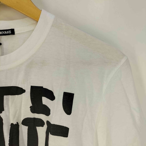 イッセイミヤケ ISSEY MIYAKE 黒タグ 10‐11 A/W CAFE プリント Tシャツ メンズ