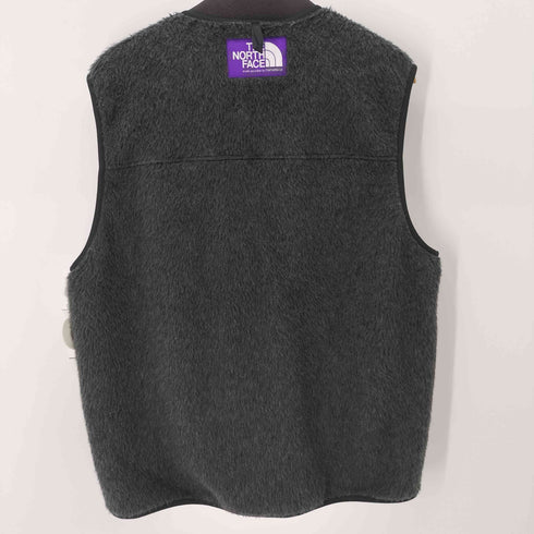 ノースフェイスパープルレーベル THE NORTH FACE PURPLE LABEL 24AW PLAS Wool Fleece Field Vest - Mix Charcoal メンズ import:L