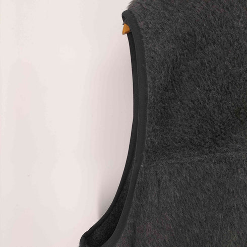 ノースフェイスパープルレーベル THE NORTH FACE PURPLE LABEL 24AW PLAS Wool Fleece Field Vest - Mix Charcoal メンズ import:L